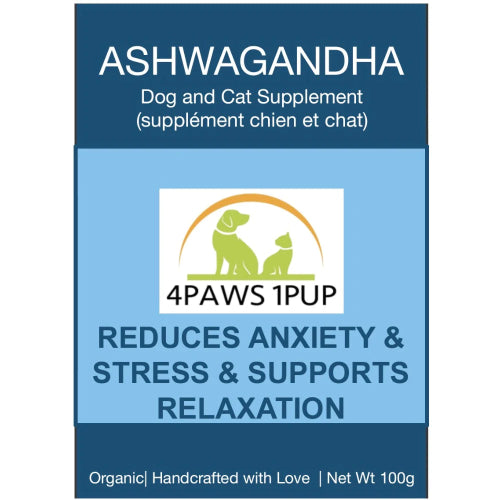 4PAWS1PUP ASHWAGANDHA ROOT 100G