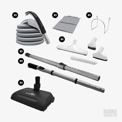 Airstream Carpet & Bare Floor Package - Central Vacuum Kit
