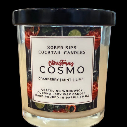 Christmas Cosmo Wood - Wick Candle - Just Simcoe