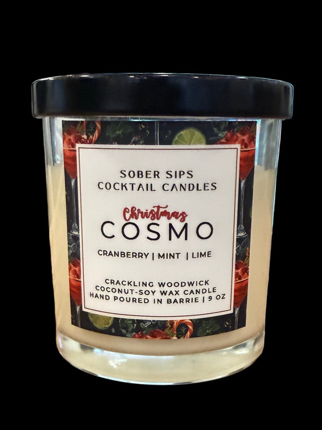 Christmas Cosmo Wood - Wick Candle - Just Simcoe