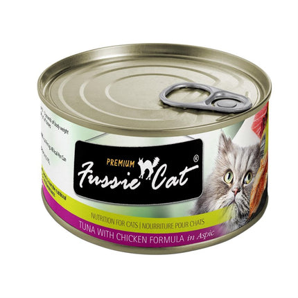 Fussie Cat Premium Tuna With Chicken in Aspic 24 / 5.5oz