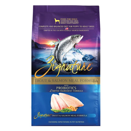 Zignature Limited Ingredient Grain Free Trout & Salmon Meal Dog Food 25 LB