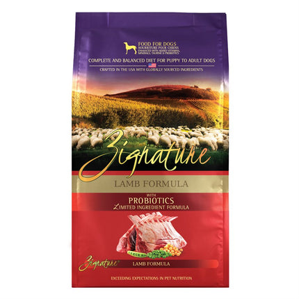 Zignature Limited Ingredient Grain Free Lamb Dog Food 12.5 LB