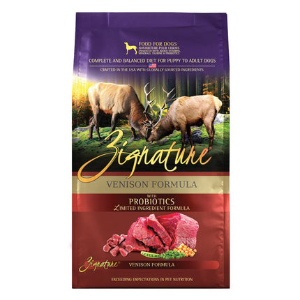 Zignature Limited Ingredient Grain Free Venison Dog Food 12.5 LB