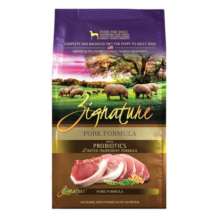 Zignature Limited Ingredient Grain Free Pork Dog Food 12.5 LB