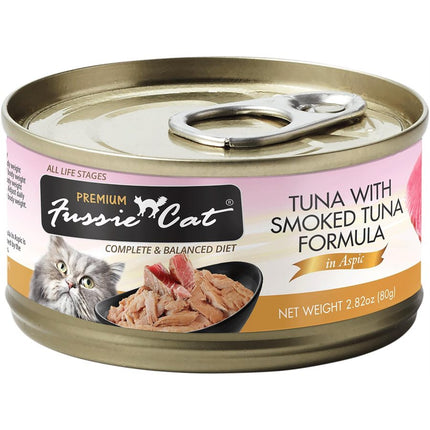 Fussie Cat Premium Tuna with Smoked Tuna Formula in Aspic 24 / 2.82oz