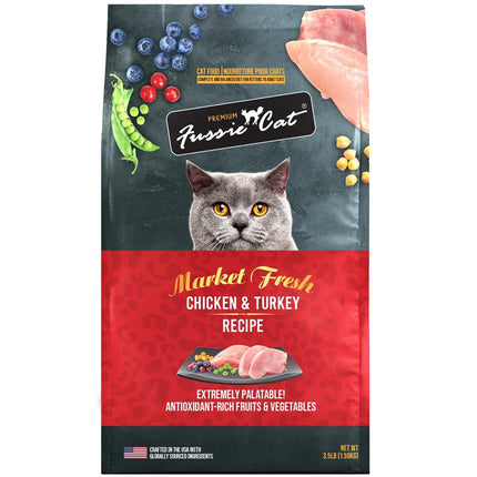Fussie Cat Potato & Grain Free Chicken & Turkey Formula Cat Food 10LB
