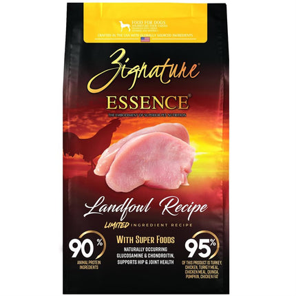 Zignature Essence Limited Ingredient Landfowl Recipe 21 LB