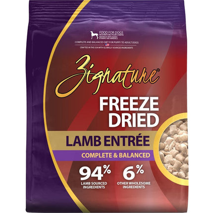 Zignature Freeze Dried Lamb Entrée 4oz