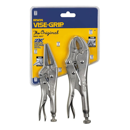 Irwin 2 pc Vicegrip Set