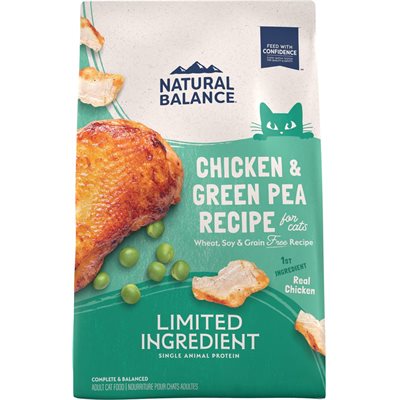 Natural Balance Cat LID Chicken & Green Pea Formula 10LB