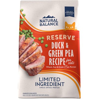 Natural Balance Cat LID Duck & Green Pea Formula 10LB