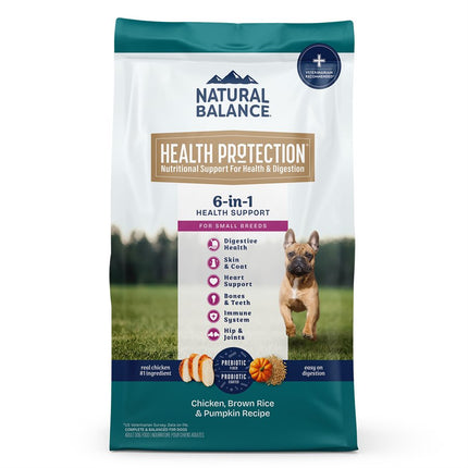 Natural Balance Health Protection Small Breed Dog Chicken Brown Rice & Pumpkin 12LBS
