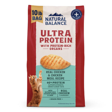 Natural Balance Ultra Protein Cat Chicken & Chicken Meal 10LB