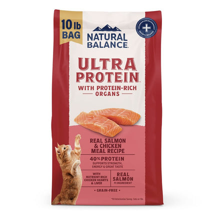 Natural Balance Ultra Protein Cat Salmon & Chicken Meal 10LB