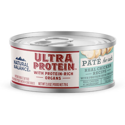 Natural Balance Ultra Protein Cat Chicken & Organ Meats Pate 24 / 2.8oz