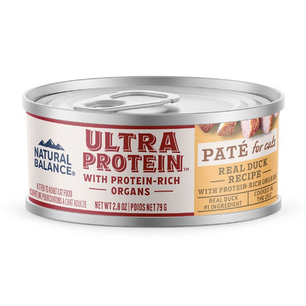 Natural Balance Ultra Protein Cat Duck & Organ Meats Pate 24 / 2.8oz