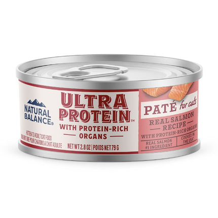 Natural Balance Ultra Protein Cat Salmon & Organ Meats Pate 24 / 2.8oz