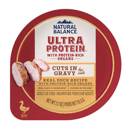 Natural Balance Ultra Protein Cat Duck & Organ Meats in Gravy 10 / 2.7oz