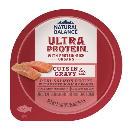 Natural Balance Ultra Protein Cat Salmon & Organ Meats in Gravy 10 / 2.7oz