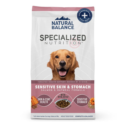 Natural Balance Specialized Nutrition Dog Sensitive Skin + Stomach Salmon & Oatmeal 22LB
