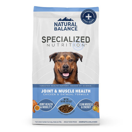 Natural Balance Specialized Nutrition Dog Joint + Muscle Chicken & Oatmeal 3.5LB