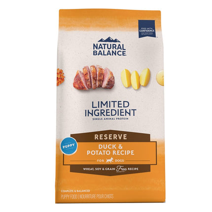 Natural Balance Duck & Potato Puppy Formula Dry Dog Food 22LB