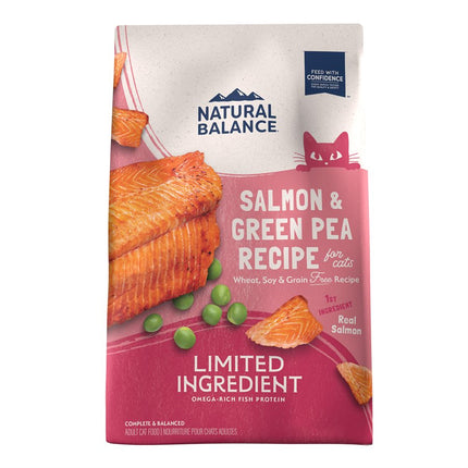 Natural Balance Cat LID Green Pea & Salmon Formula 4LB