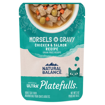 Natural Balance Cat Platefulls Chicken & Salmon Formula 24 / 3oz