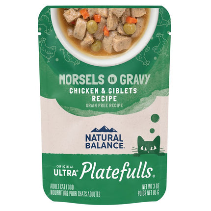 Natural Balance Cat Platefulls Chicken & Giblets Formula 24 / 3oz