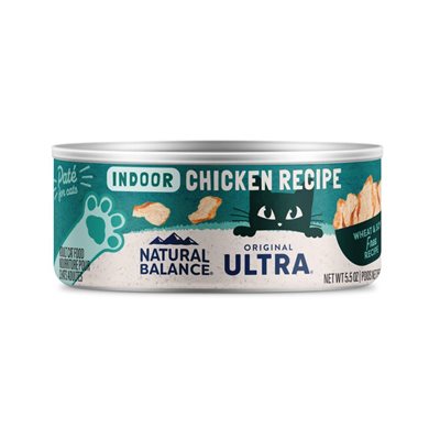 Natural Balance Cat Indoor Chicken Formula Cans 24 / 5.5oz