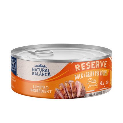 Natural Balance Cat LID Duck & Green Pea Formula Cans 24 / 5.5oz