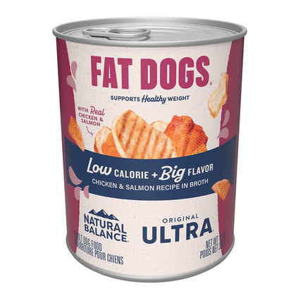 Natural Balance Targeted Nutrition Fat Dogs Chicken & Salmon Formula 12 / 13oz