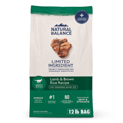 Natural Balance LID Adult Lamb & Rice 12 LB