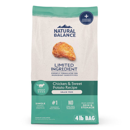 Natural Balance LID Adult Grain Free Chicken & Sweet Potato 4 LB