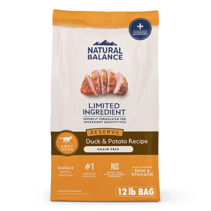 Natural Balance LID Adult Grain Free Duck & Potato 12 LB