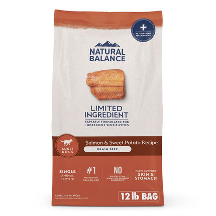 Natural Balance LID Adult Grain Free Salmon & Sweet Potato 12 LB