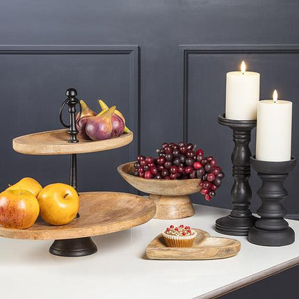 Oval 2-Tier Plate