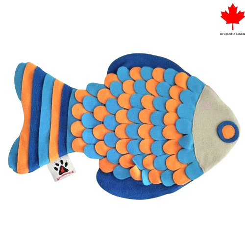 PAWZNDOGZ A FISH AFFAIR SNUFFLE MAT