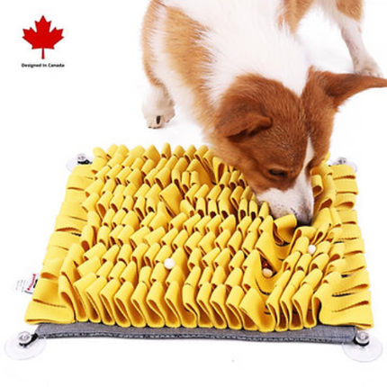 PAWZNDOGZ ANTI-BITE SNUFFLE MAT YLW LG