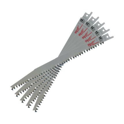 Milwaukee 4/5 TPI 9" Pruning Recip Blade 5 Pack