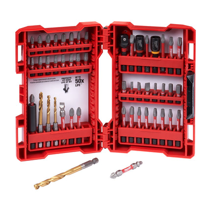 Milwaukee Shockwave Impact Duty Driver Steel Bit Set (50-Piece)