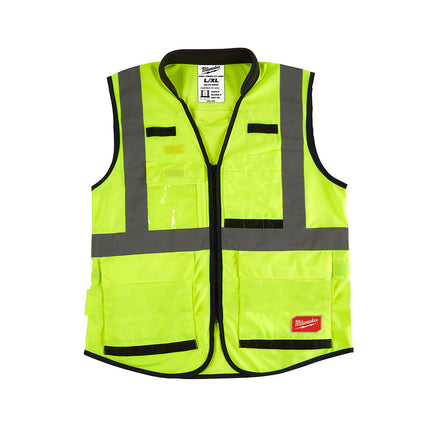Milwaukee High Visibility Yellow Performance Safety Vest - L/XL (CSA)
