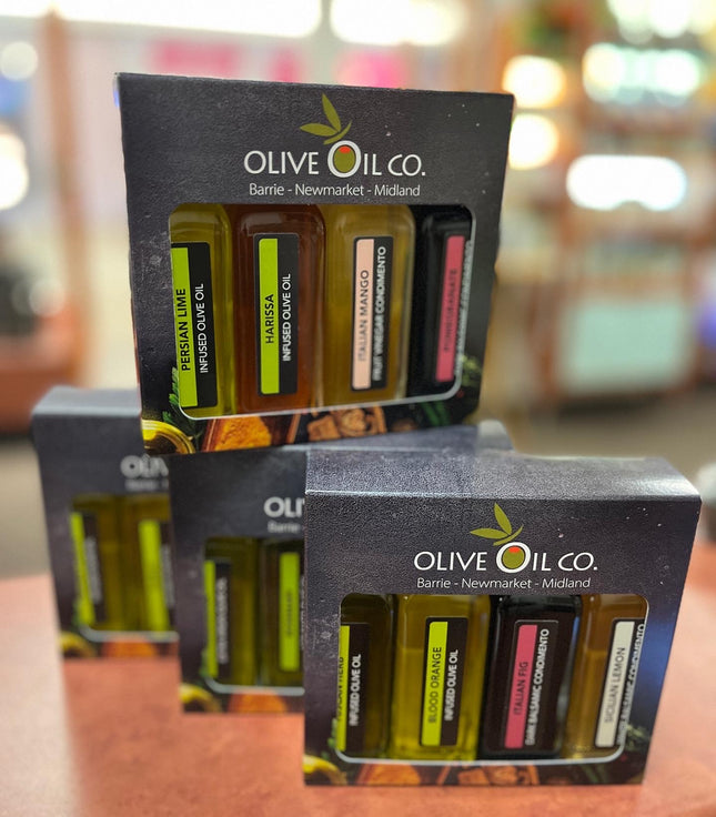 4 - Pack 60ml Oil & Vinegar Gift Sets - 6 Styles - JustSimcoe.ca