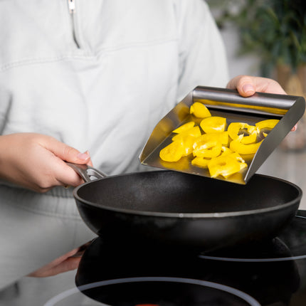 Stainless Steel Food Scoop 6"