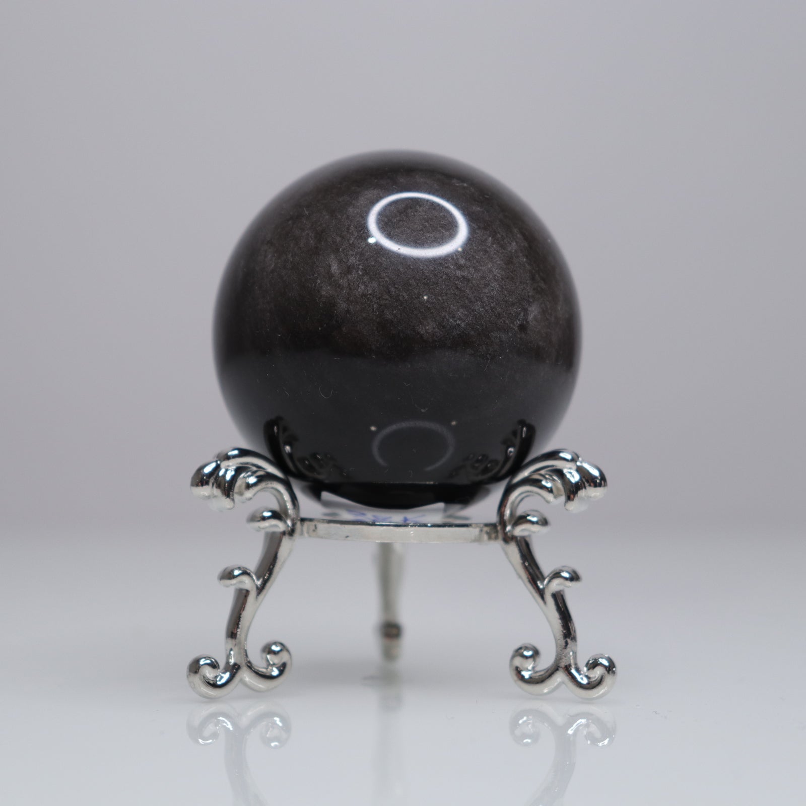 Silver Sheen Obsidian Sphere | 3