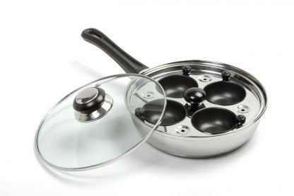Norpro 4 Egg Poacher/Skillet with Lid