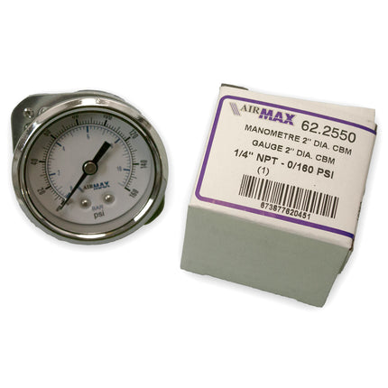 Gauge 2" 1/4CBM 160 PSI