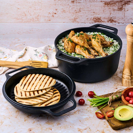 5.7L Cast Iron Multi-Use Dutch Oven