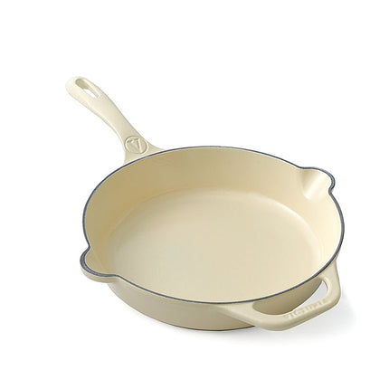 Victoria White Sable Enamel Cast Iron Pans